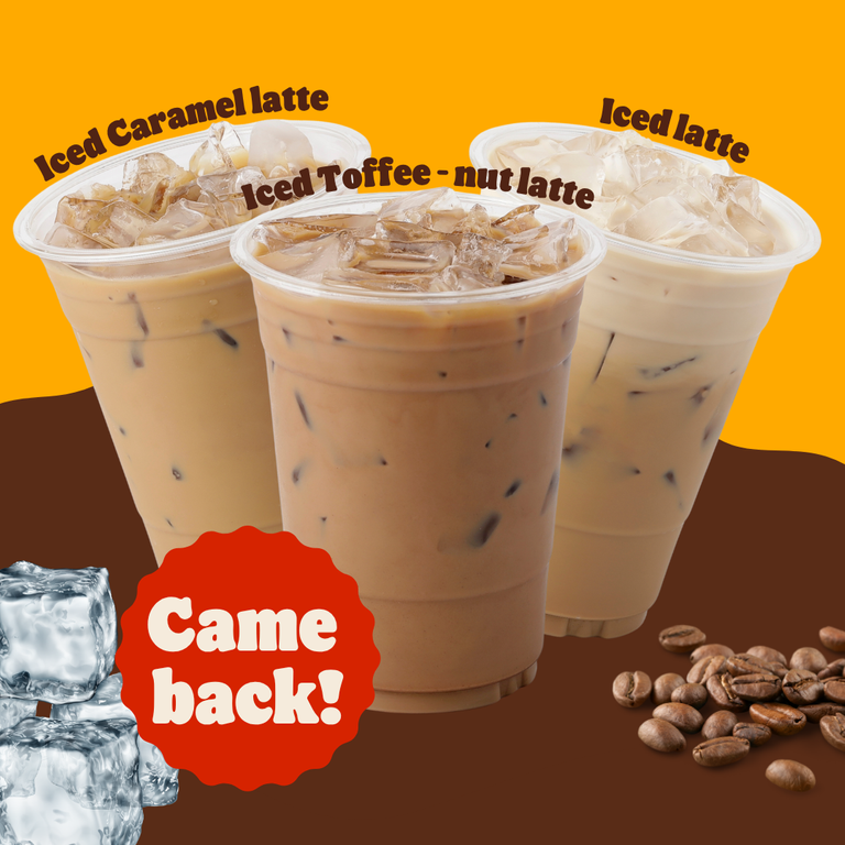 Iced Latte campaign image