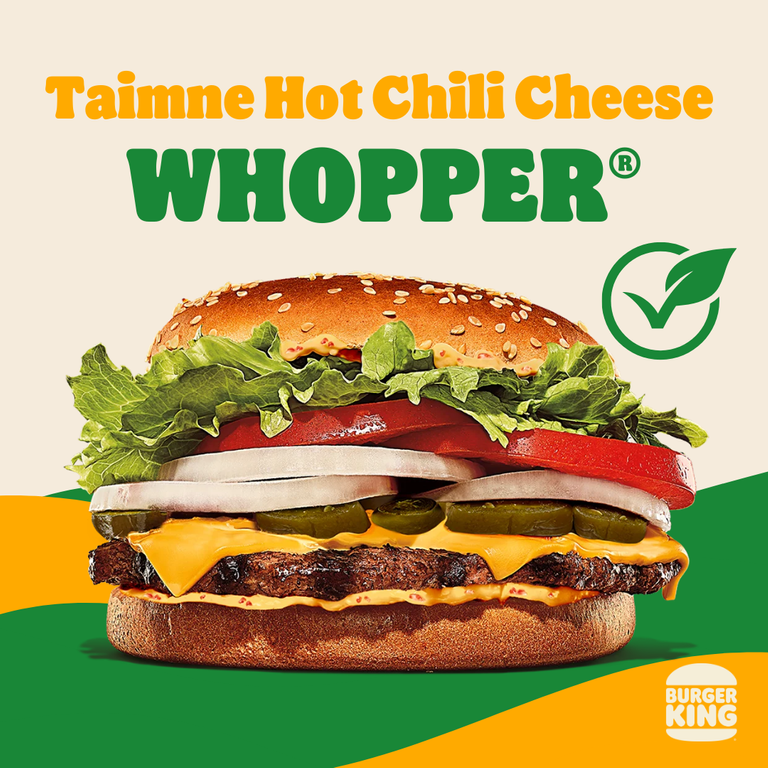 Taimne Hot Chili Cheese Whopper®