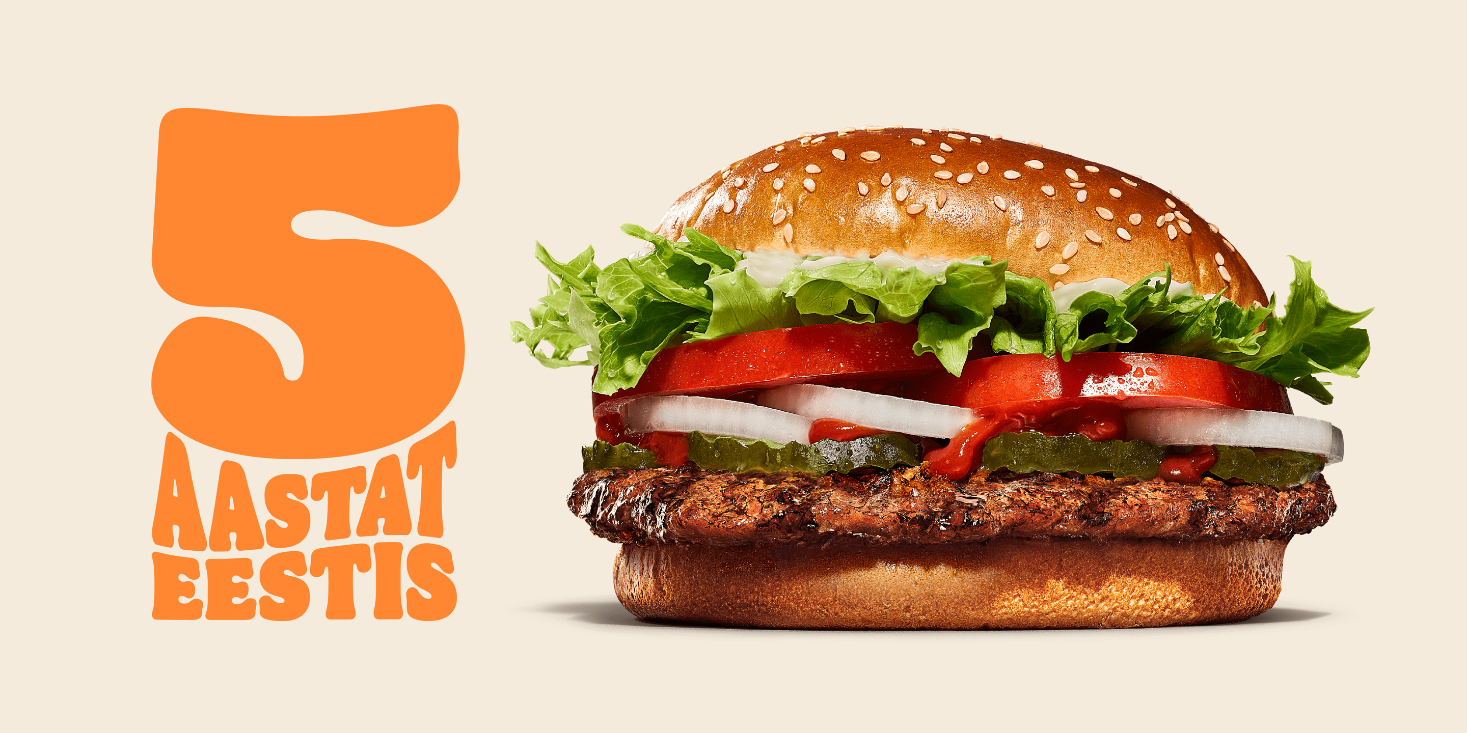 5 aastat Eestis - Burger King